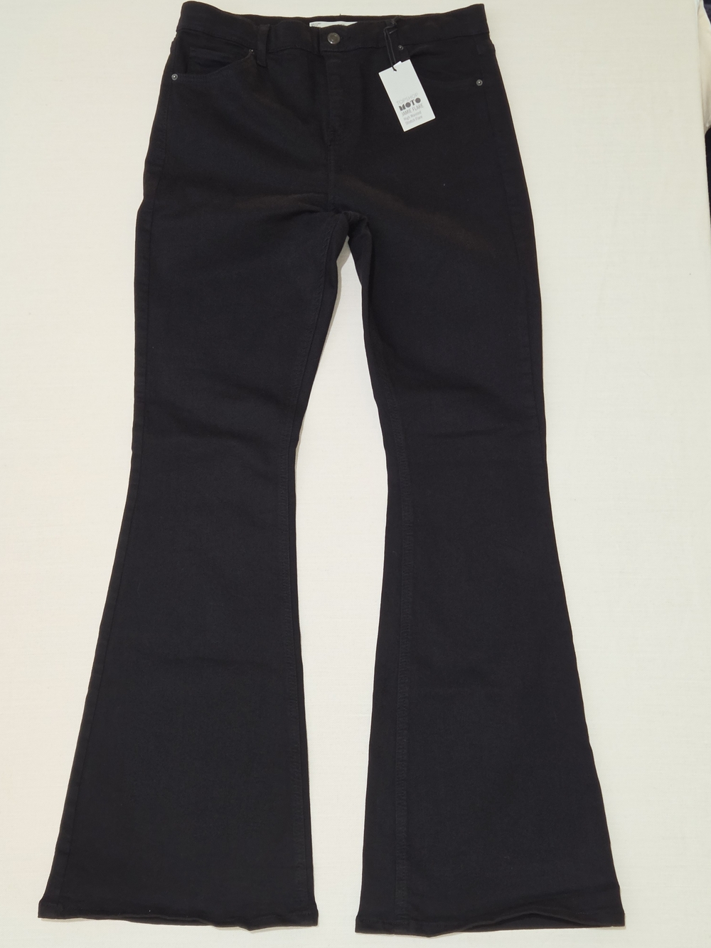 Topshop Black Jamie Boot-Cut Flare Jeans NWT